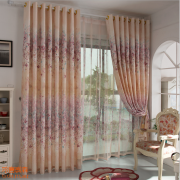 Acetate fabric curtains