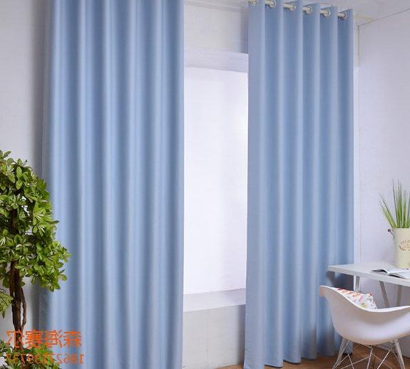 High precision thickened solid color office curtain